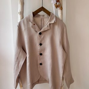 Linen Short Coat: Women's Smart Casual Blazer