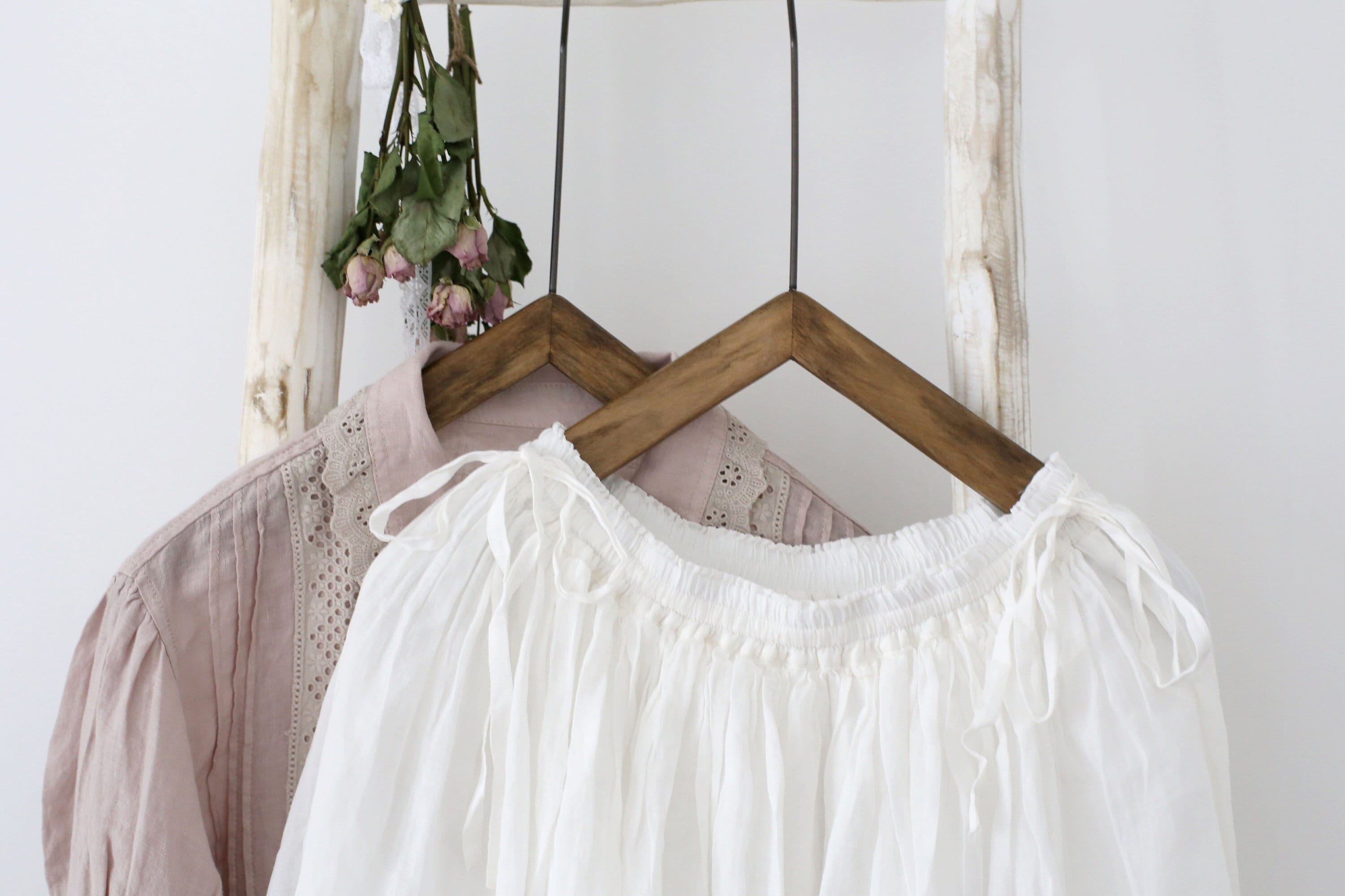 Ramie Midi Skirt: Pleated Peasant Style
