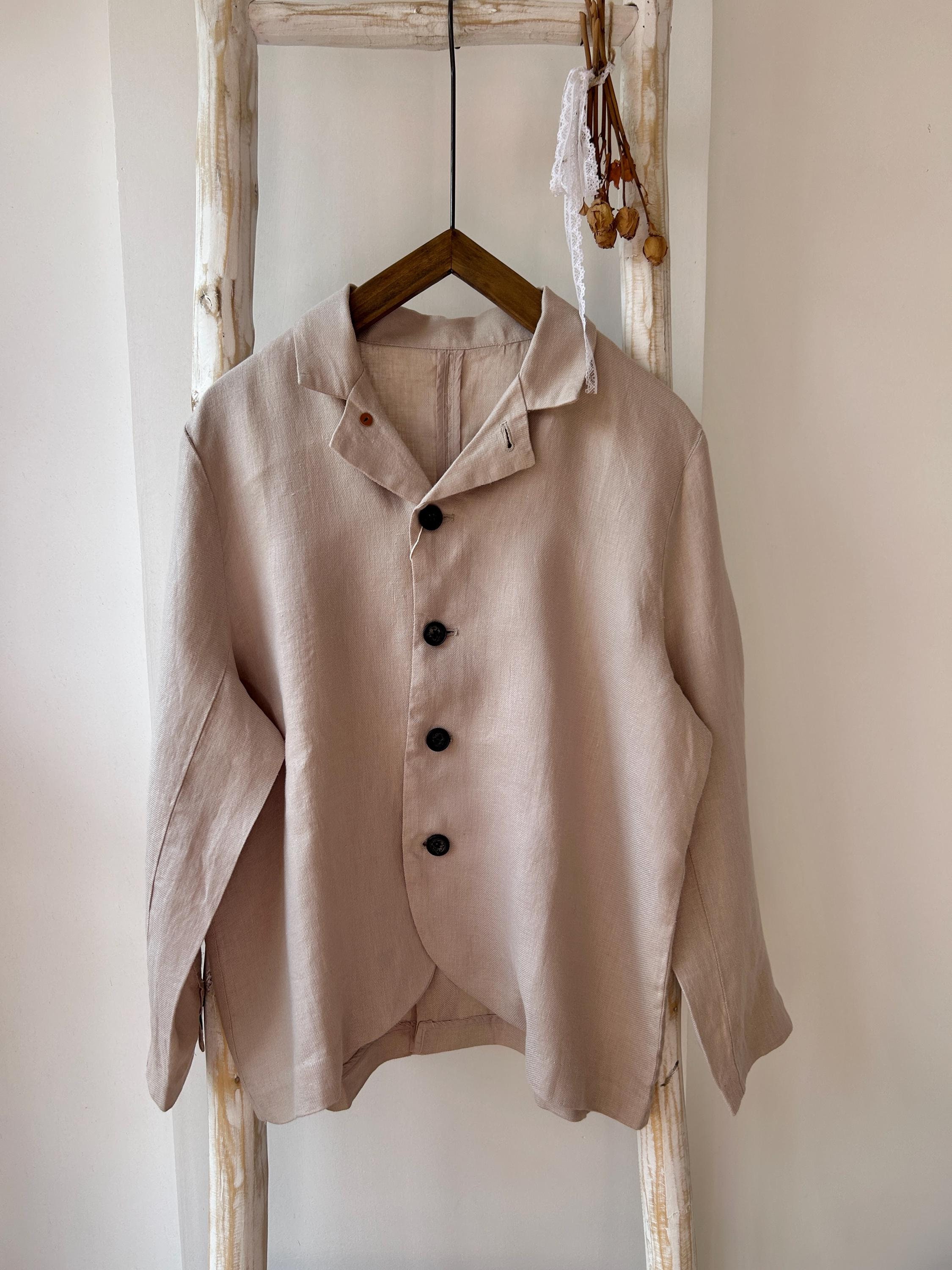 Linen Short Coat: Women's Smart Casual Blazer